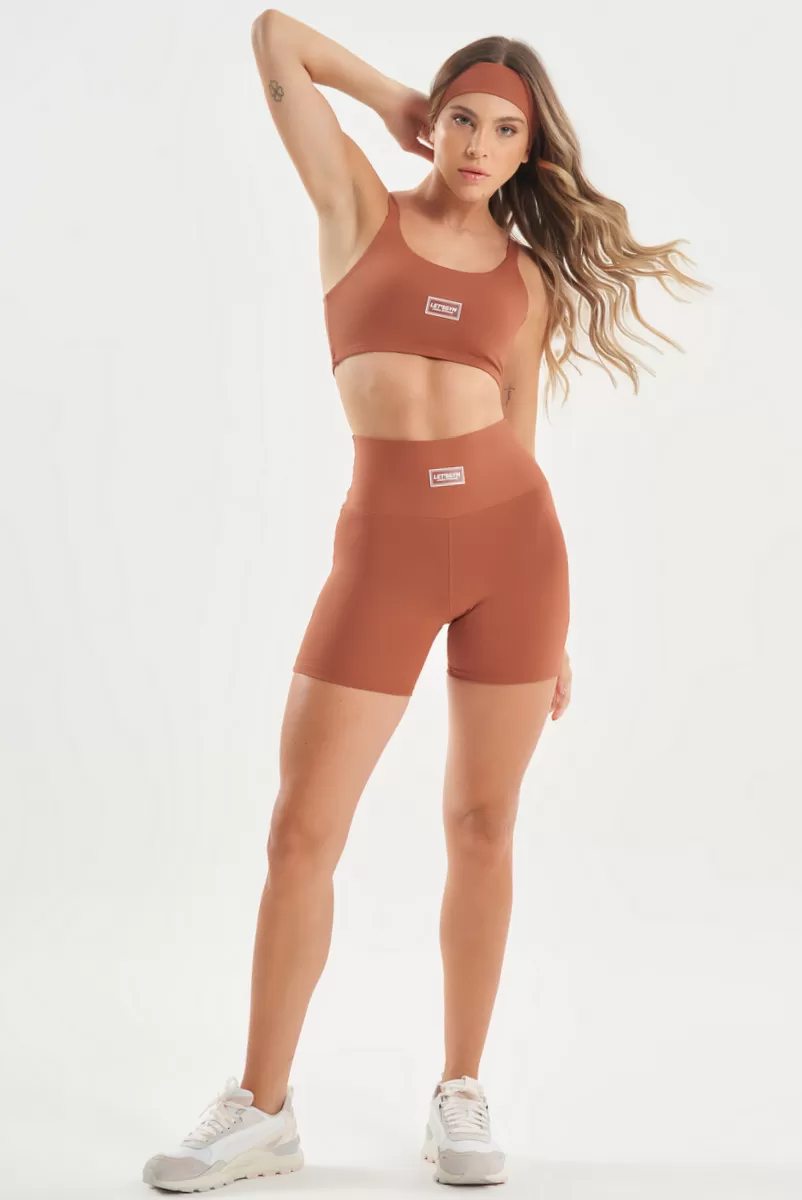 Lets Gym - Basic Colors Latte Shorts - 2722LT