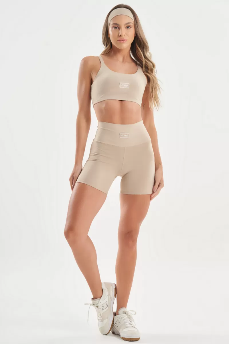 Lets Gym - Basic Colors Nude Shorts - 2722ND