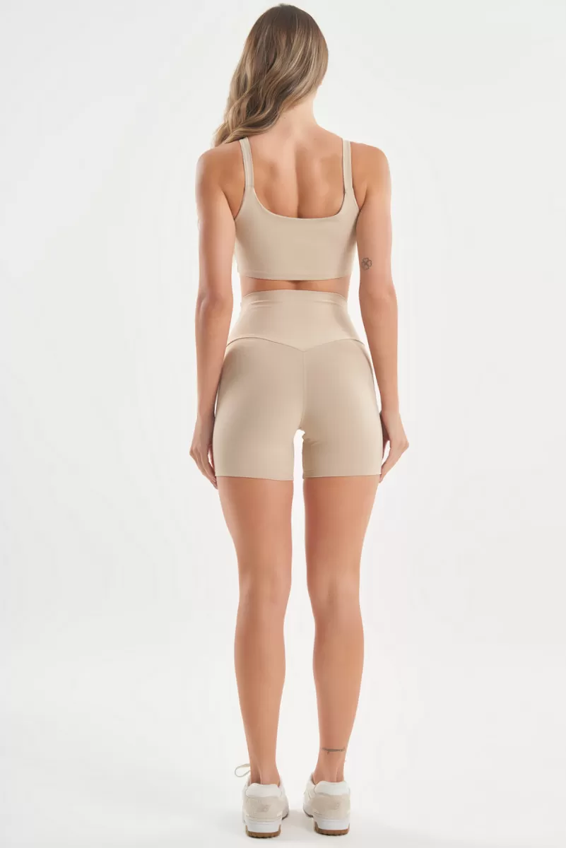 Lets Gym - Basic Colors Nude Shorts - 2722ND