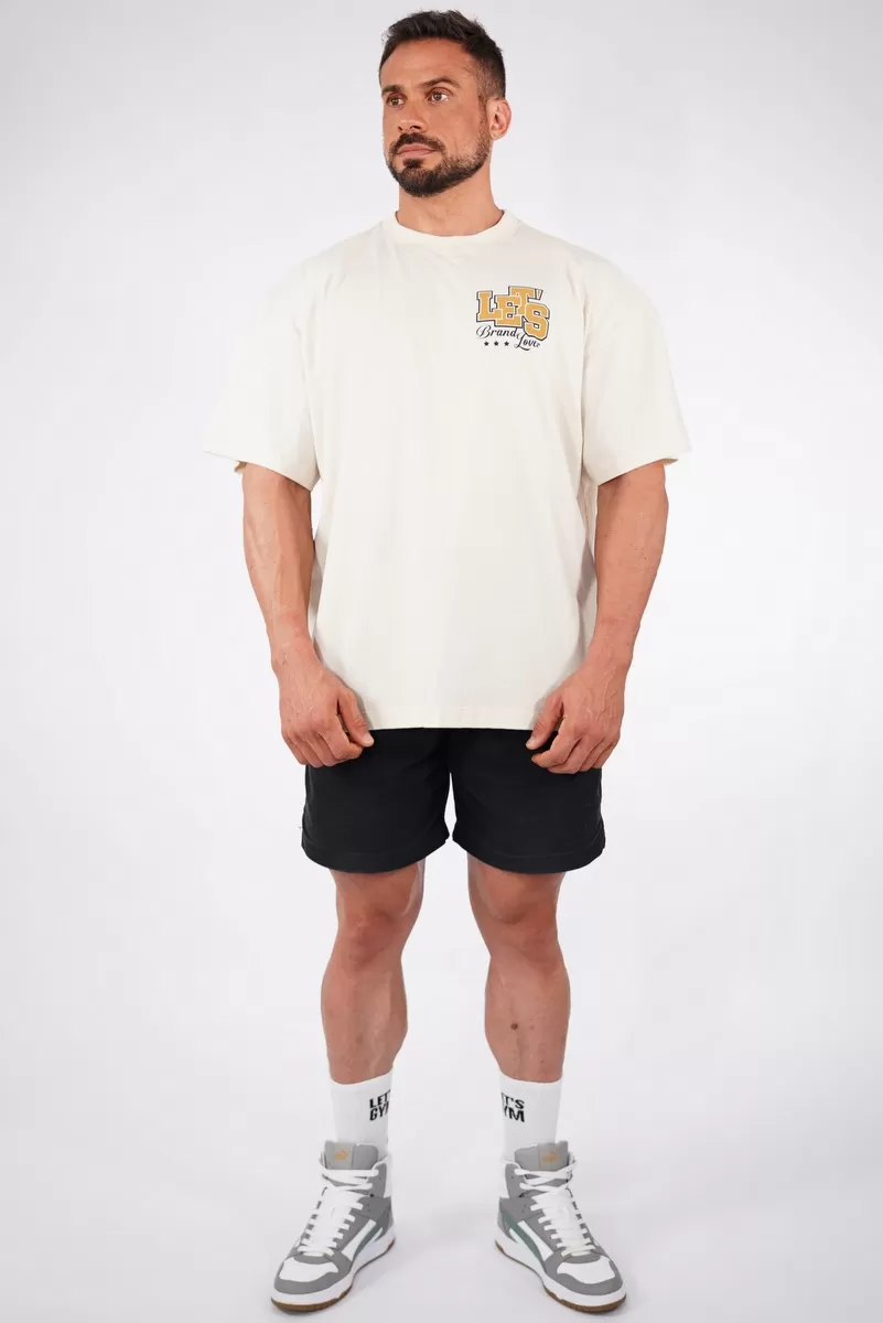 Lets Gym - Camiseta Oversized Shades Off White - 2733OFW