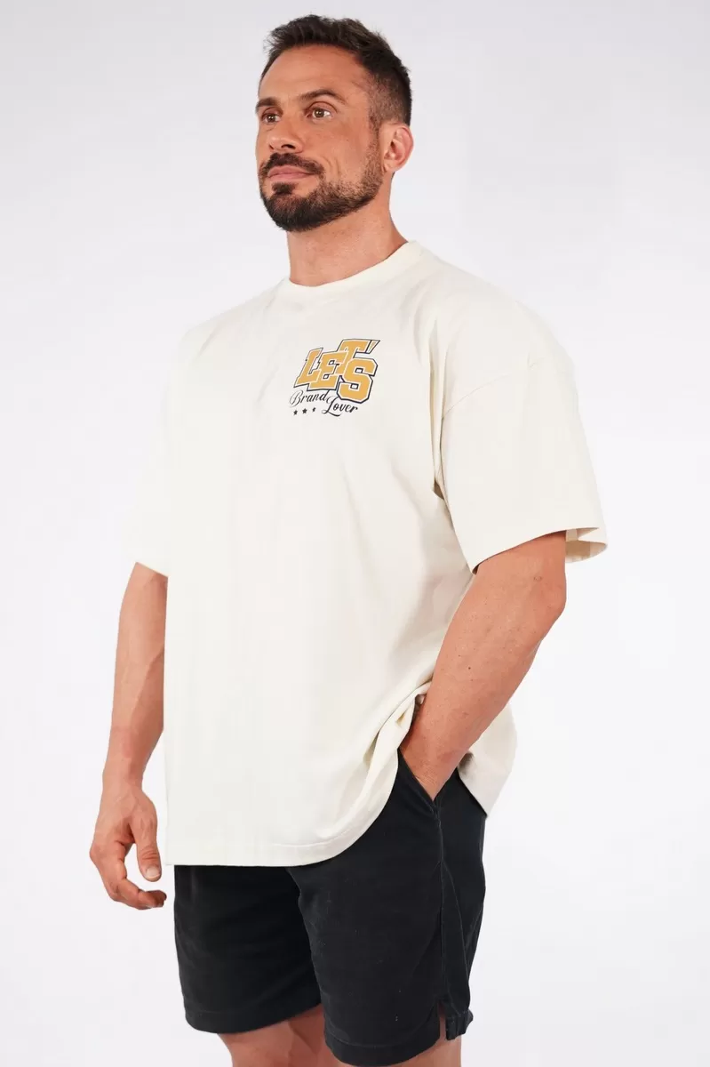 Lets Gym - Camiseta Oversized Shades Off White - 2733OFW