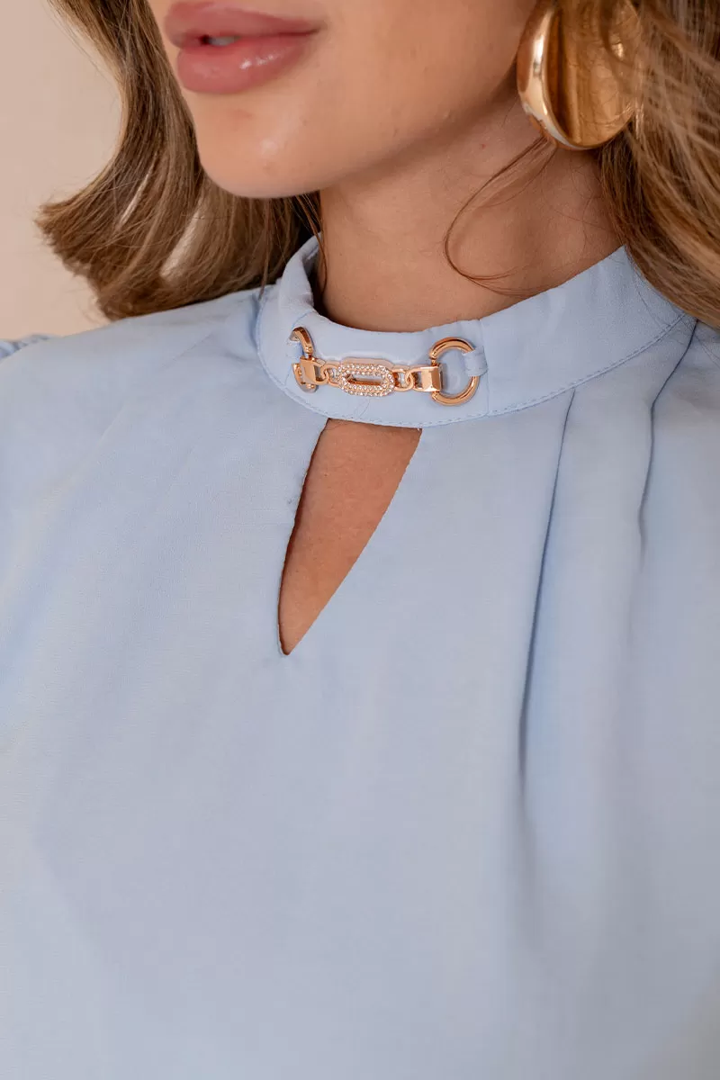 Miss Misses - Blusa Cleide Azul - 54622002