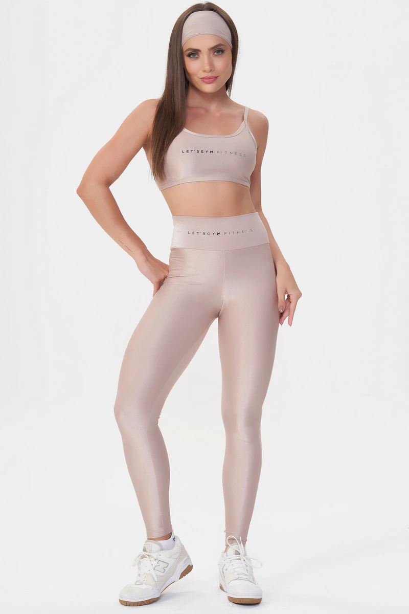 Lets Gym - Minimal Glow Nude Leggings - 2840ND