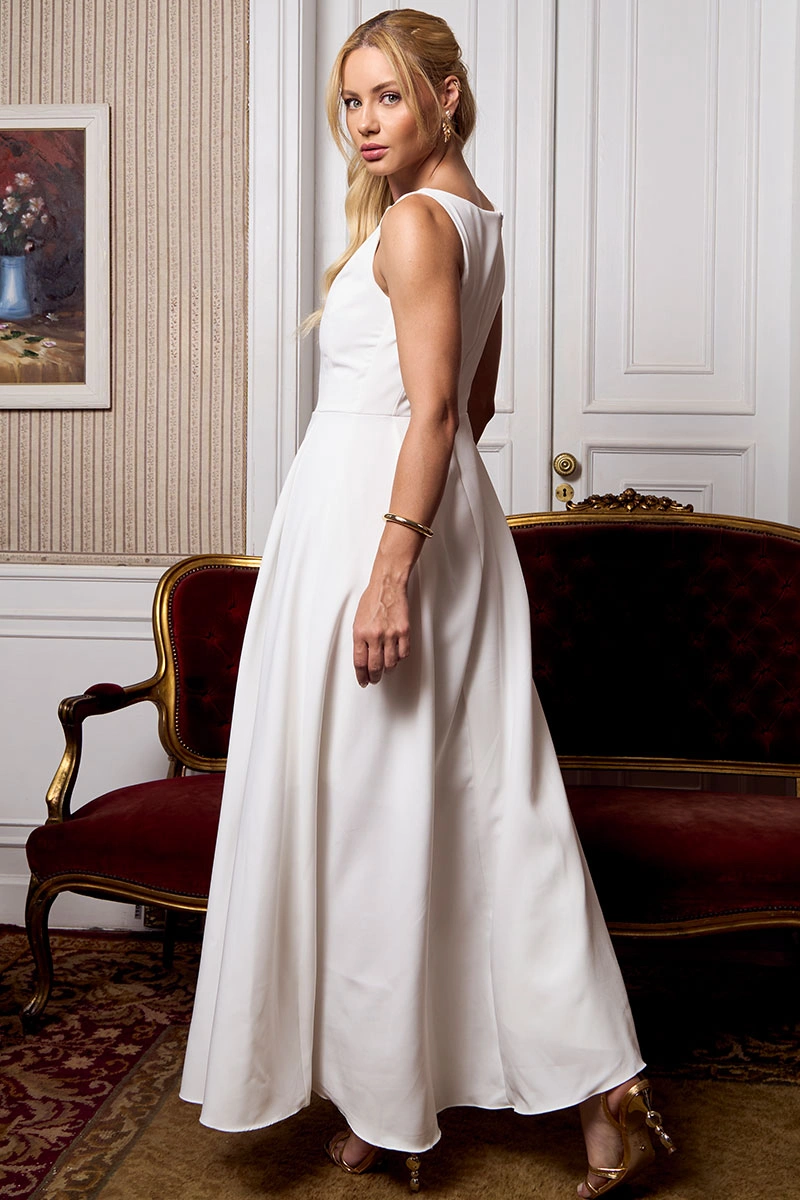 Miss Misses - Vestido Eliza Off White - 54632030