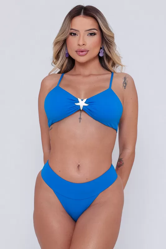 Santa Areia - Biquini Duni Faixinha Azul - 2608.CE.C0005