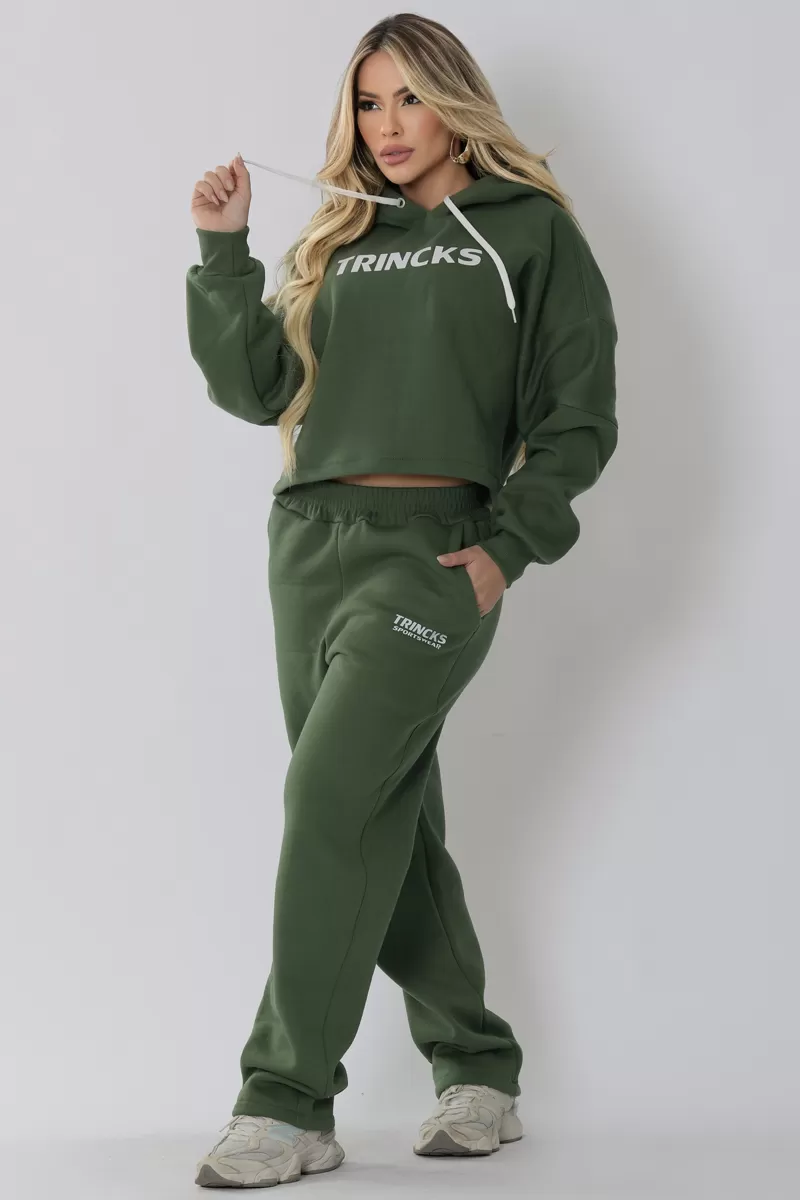 Trincks - Conjunto Moletom Verde - 