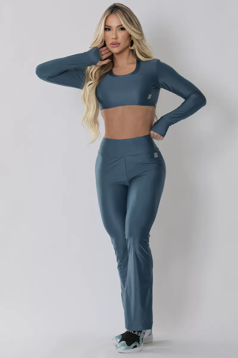 Trincks - Navy Flare and Cropped Set - 