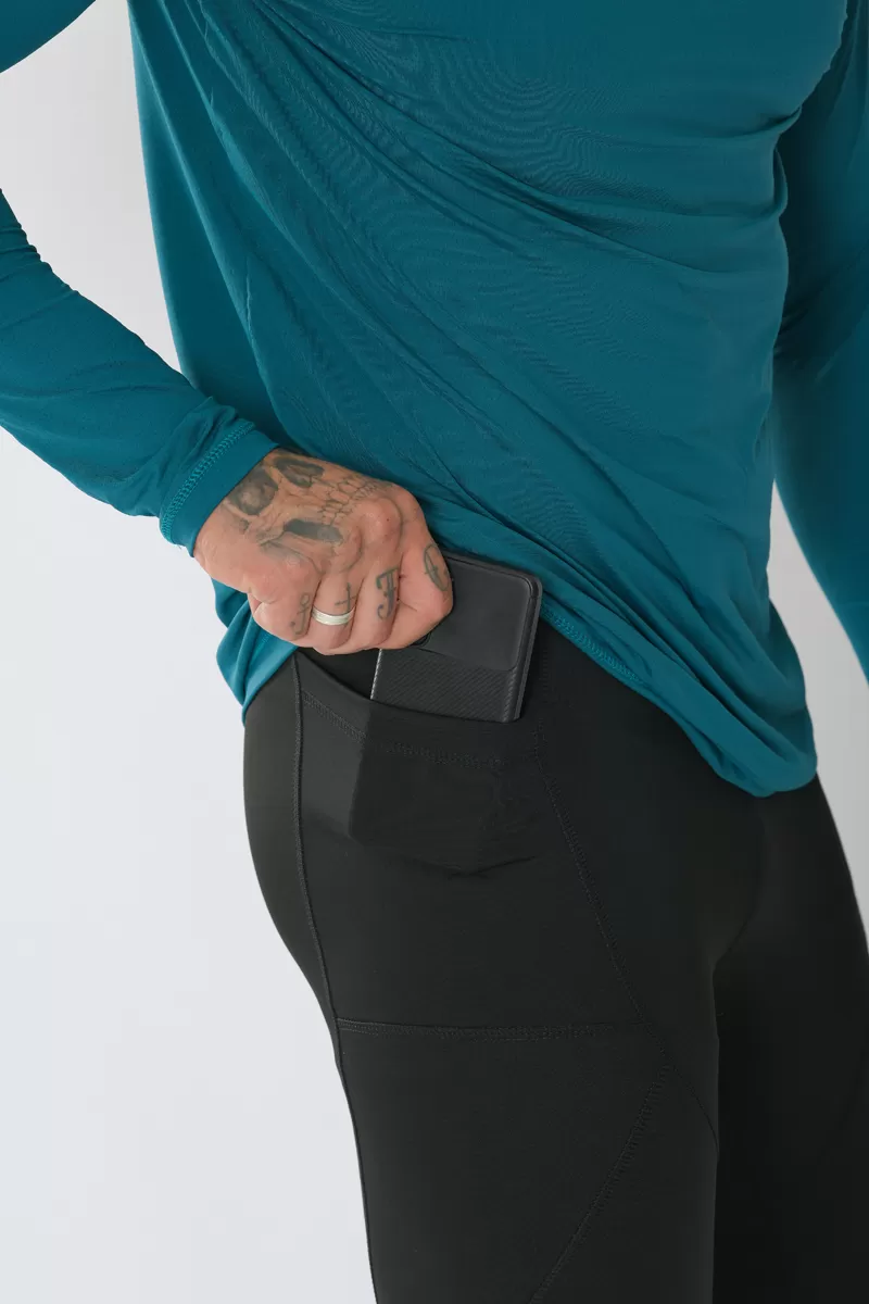 Trincks Man - Men's Black Trekking Leggings - 