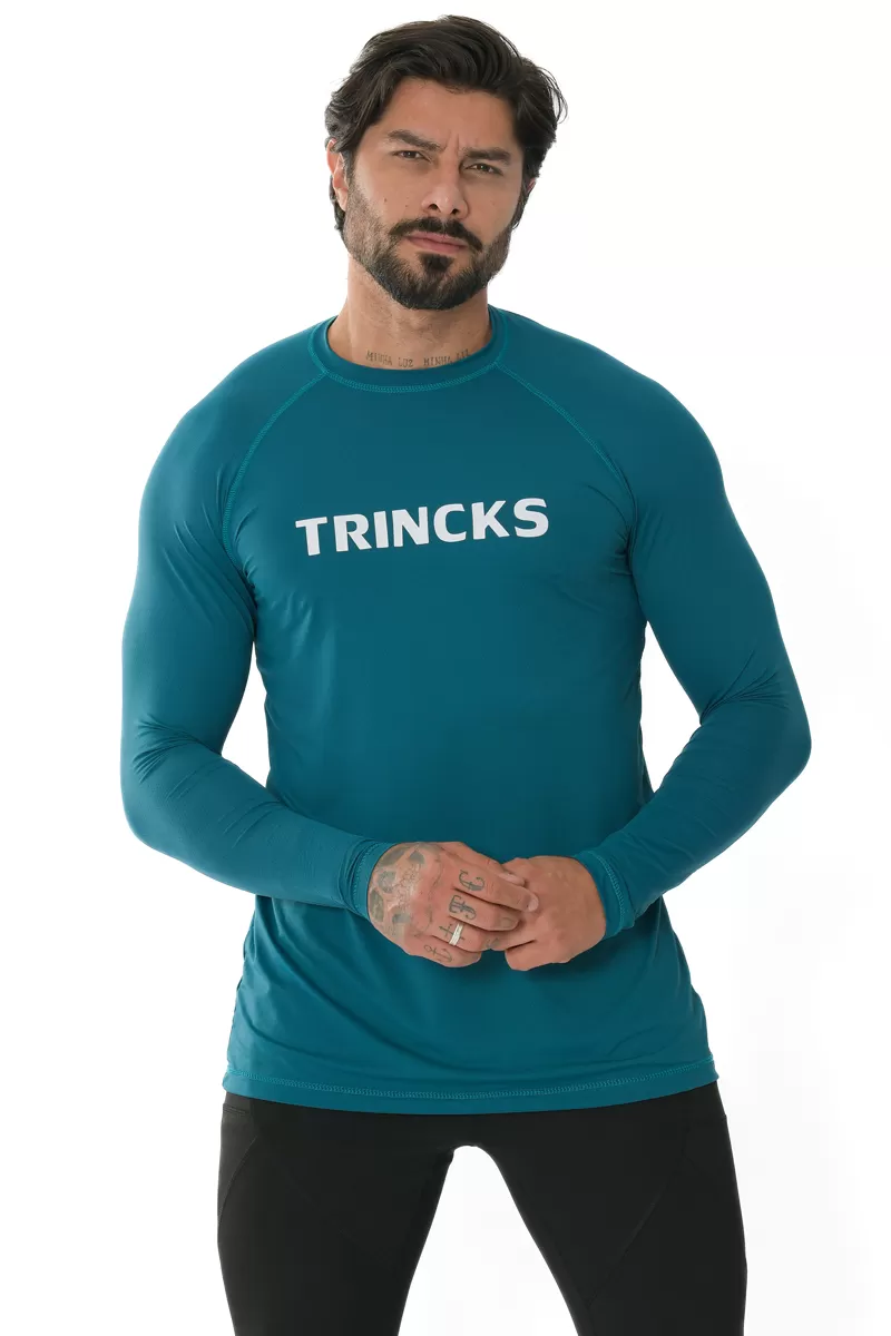 Trincks Man - Camiseta UV50 Manga Longa Petróleo - 