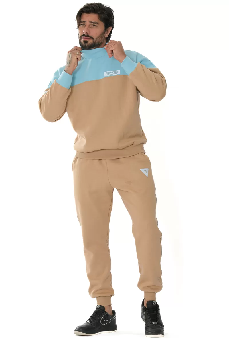 Trincks Man - Conjunto Moletom Areia Ocean - 