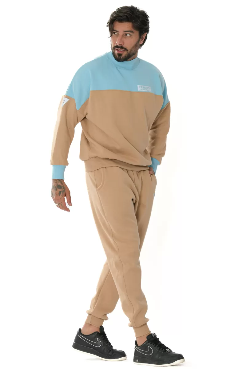 Trincks Man - Conjunto Moletom Areia Ocean - 