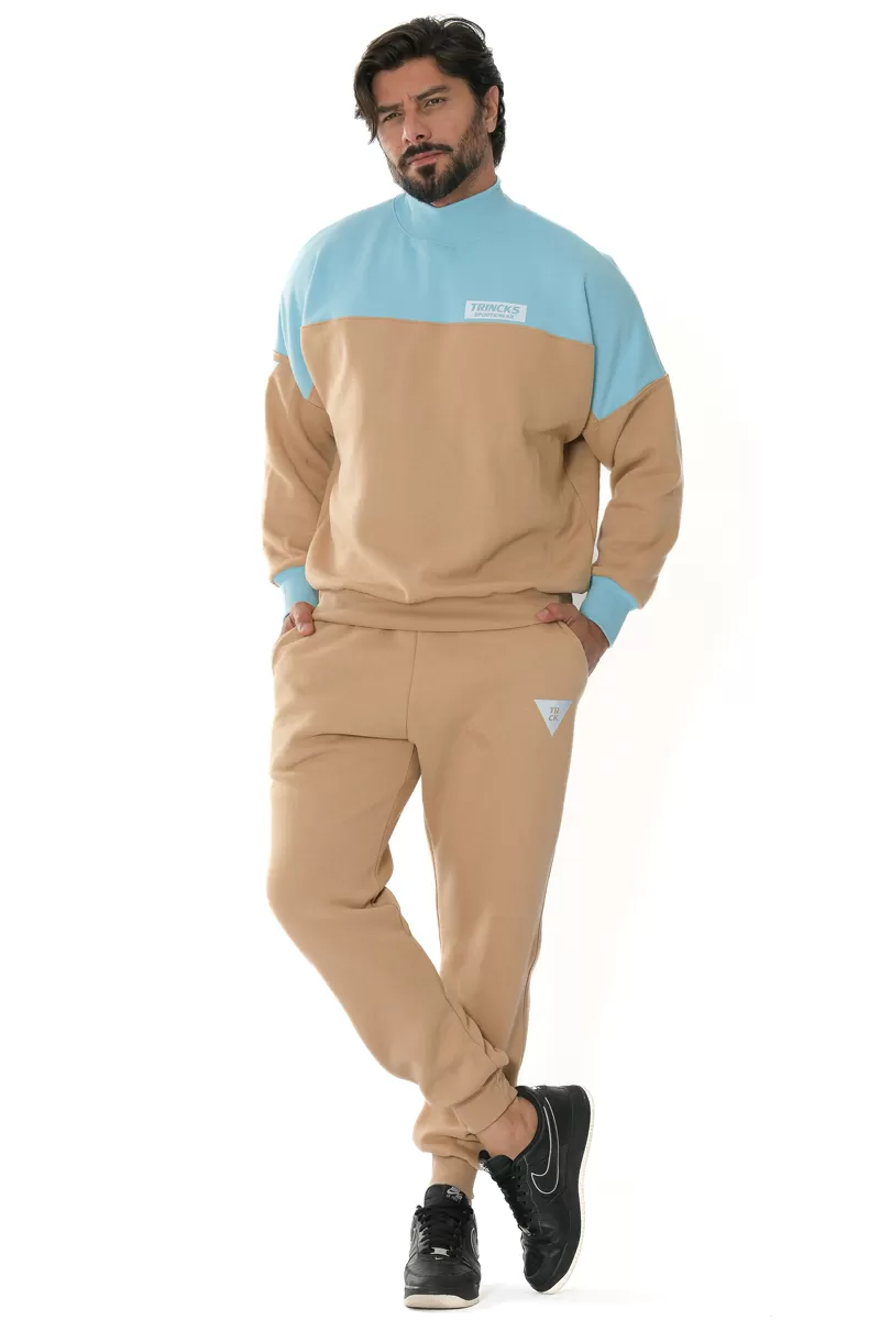Trincks Man - Conjunto Moletom Areia Ocean - 