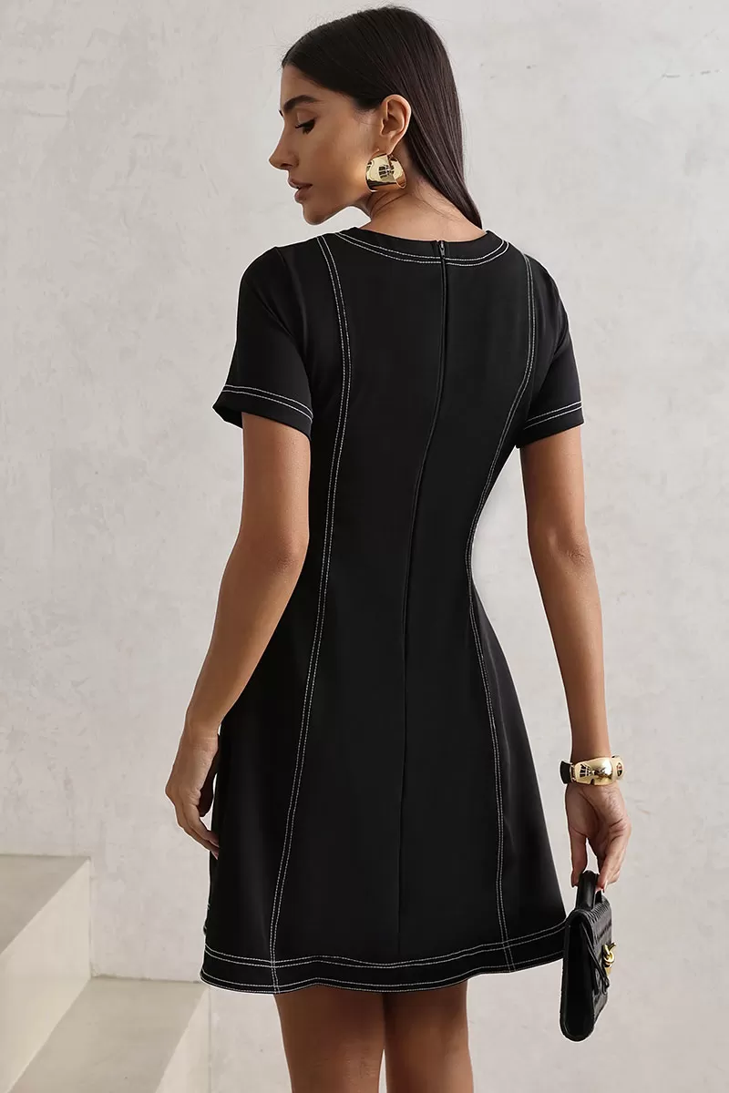 Miss Misses - Vestido Lavinia Preto - 54624001