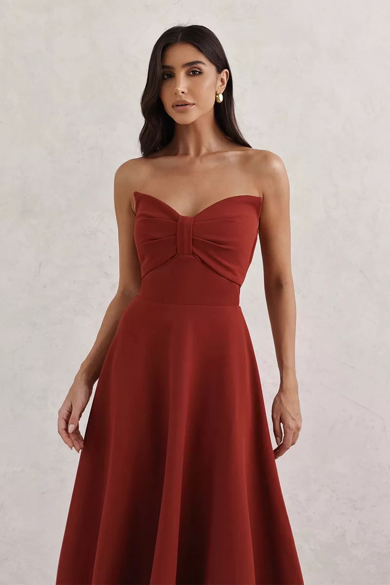 Dot Clothing - Dress Dot Clothing TQC Longuete Terracotta - 2796VERM