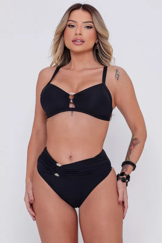 Santa Areia - Biquini Karolina Preto - 2614.CE.C0001