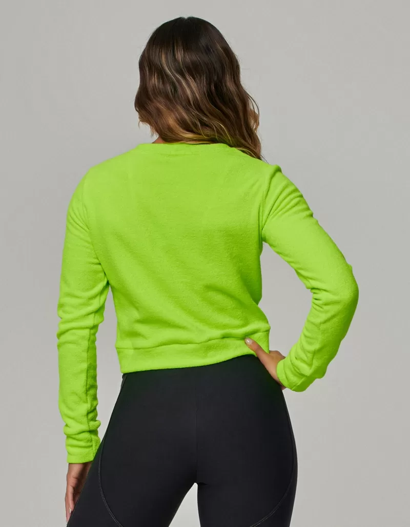 Vestem - Neon Yellow Dakota Blouse Long Sleeve Shirt - BPML498.OUT.C0009