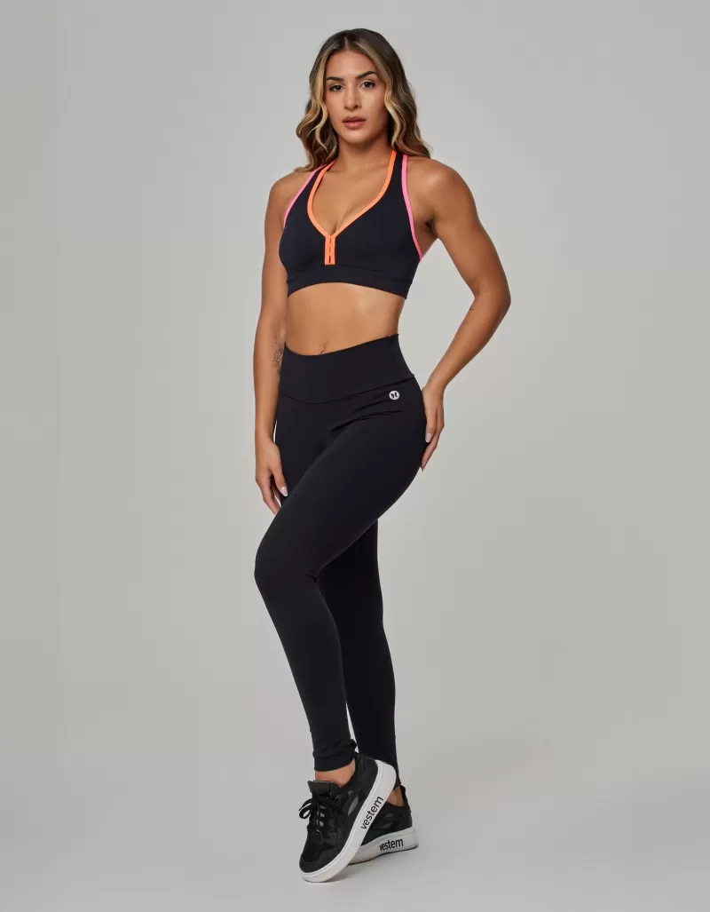 Vestem - Conjunto Top e Legging Fusô Planet Preto - CJ254.PE.C0002