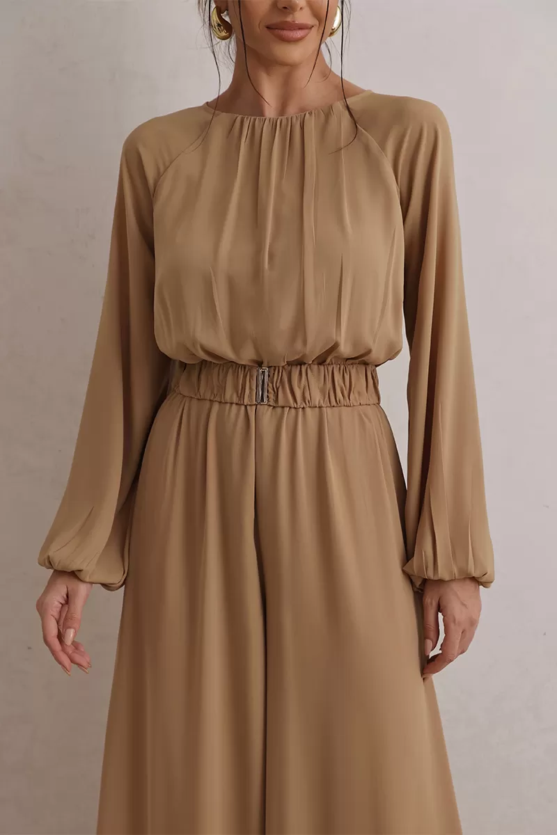 Dot Clothing - Jumpsuit Dot Clothing Pantalona Beige - 2775BEGE