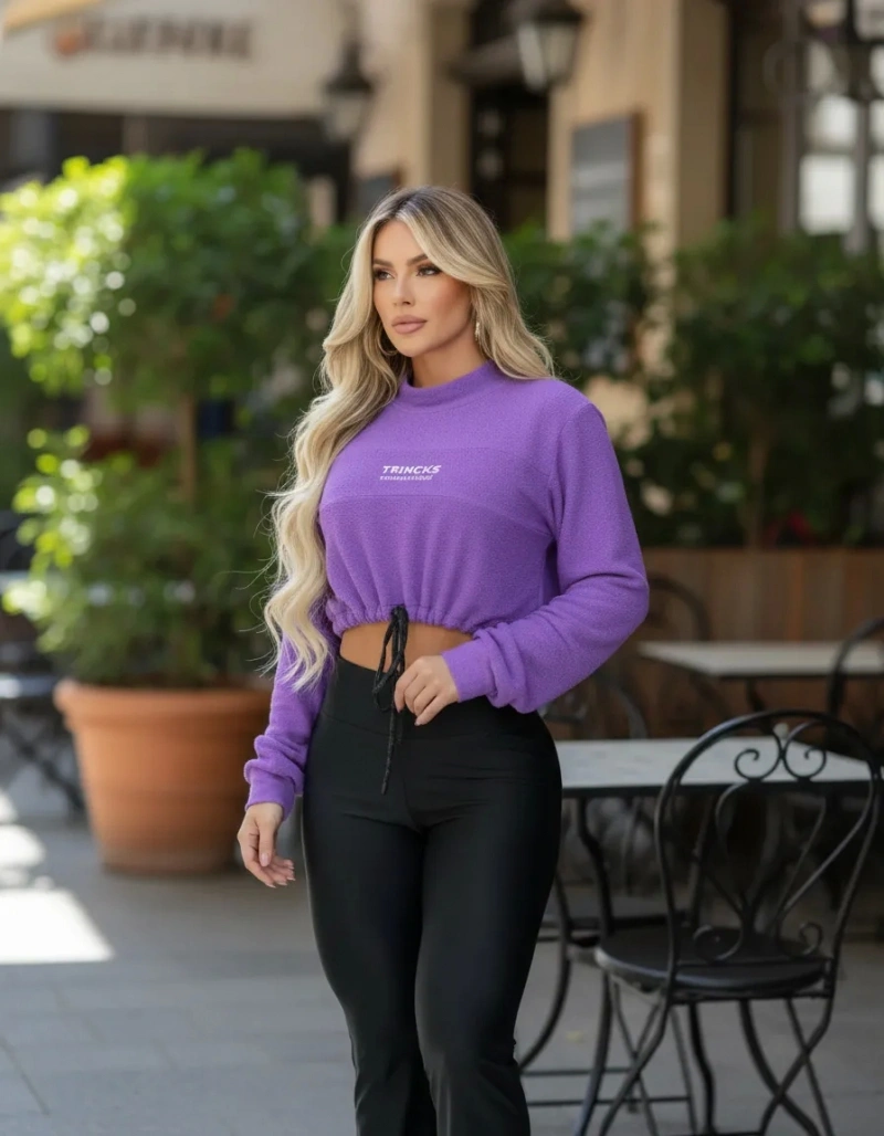 Trincks - Cropped Glow Lavanda - 