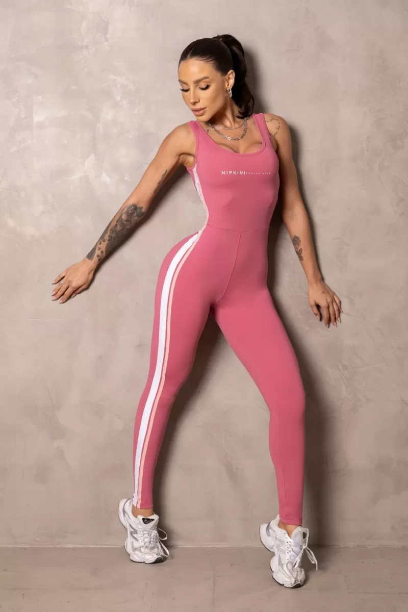 Hipkini - Smash Pink Fitness Jumpsuit - 33331271