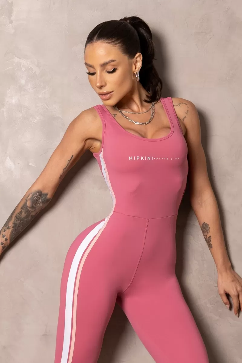 Hipkini - Smash Pink Fitness Jumpsuit - 33331271