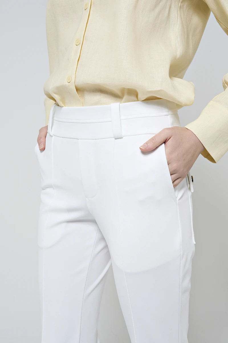 Hidrogênio - OFF-WHITE PINK STRAIGHT PANTS - 20283018