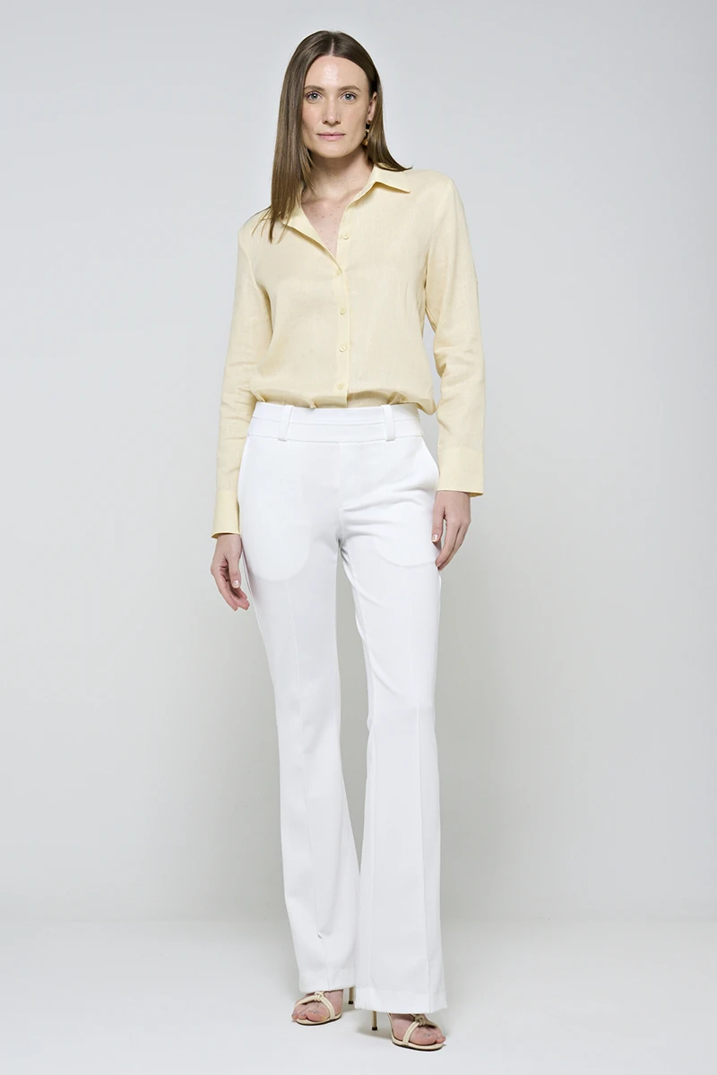 Hidrogênio - OFF-WHITE PINK STRAIGHT PANTS - 20283018