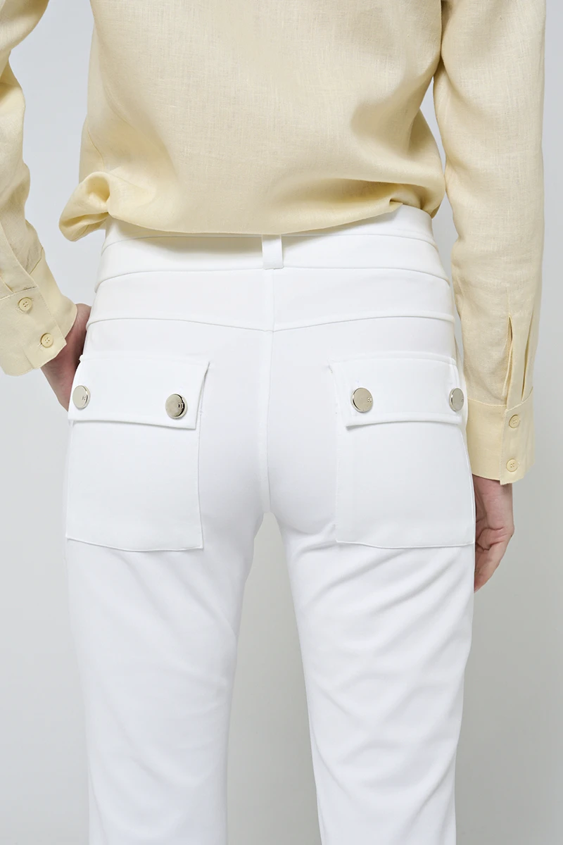 Hidrogênio - OFF-WHITE PINK STRAIGHT PANTS - 20283018