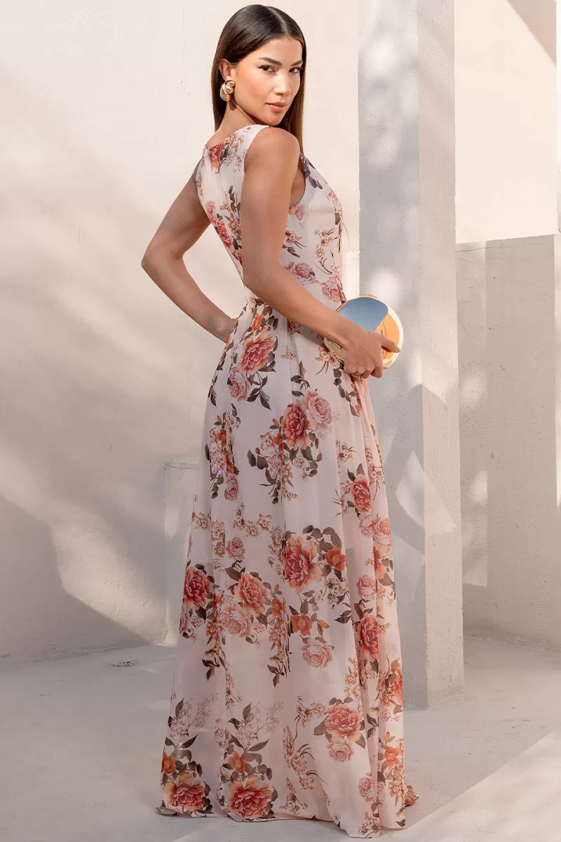 Miss Misses - Vestido Mirela Bege - 54643215