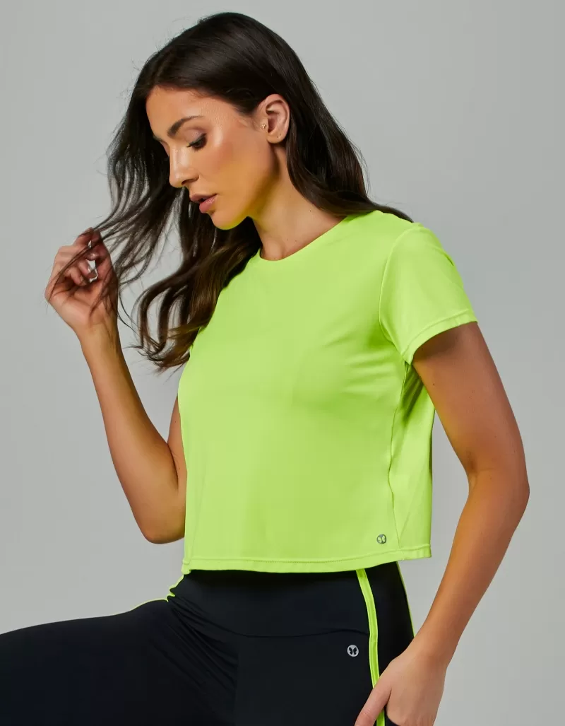 Vestem - Dry Fit Move Neon Yellow Short Sleeve Shirt - BMC806.V26.C0009