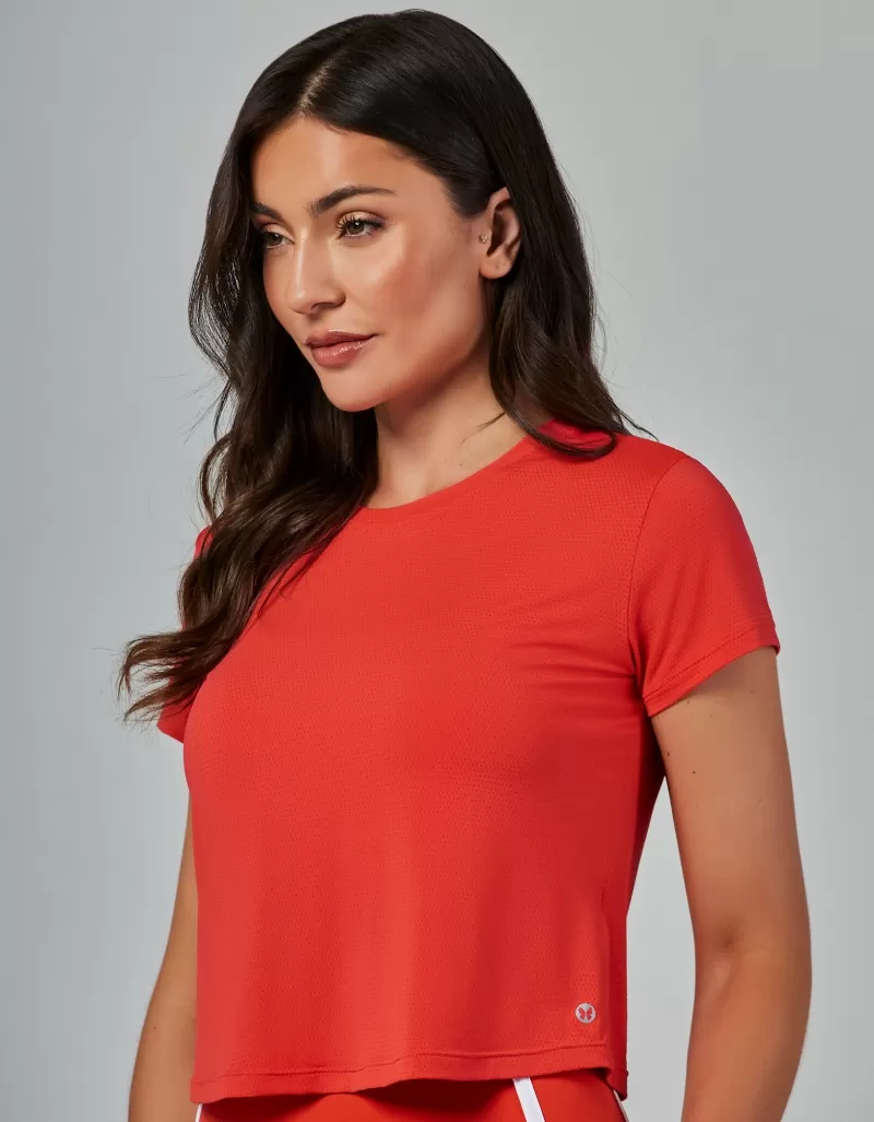 Vestem - Dry Fit Move Grenadine Red Short Sleeve Shirt - BMC806.V26.C0575