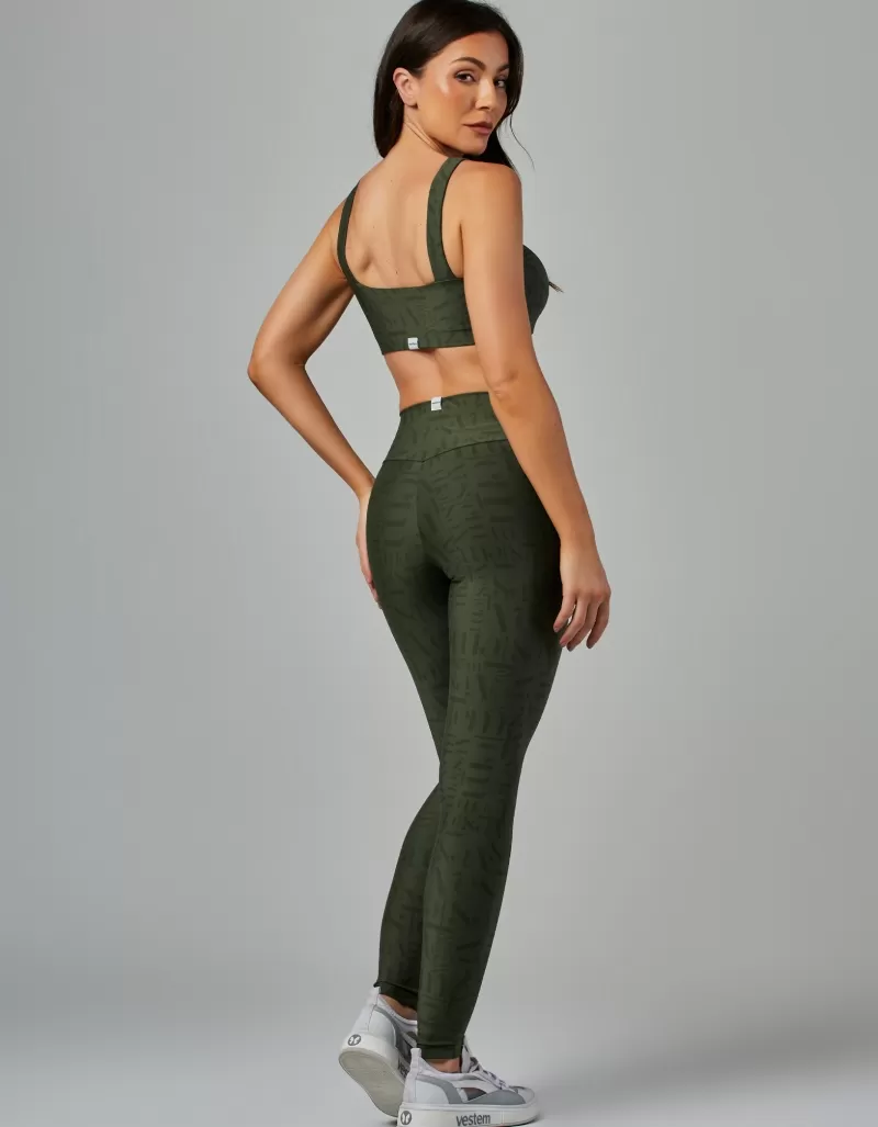 Vestem - Myst Vestem Green Croco Legging - FS1372.ESS.E1336.V26