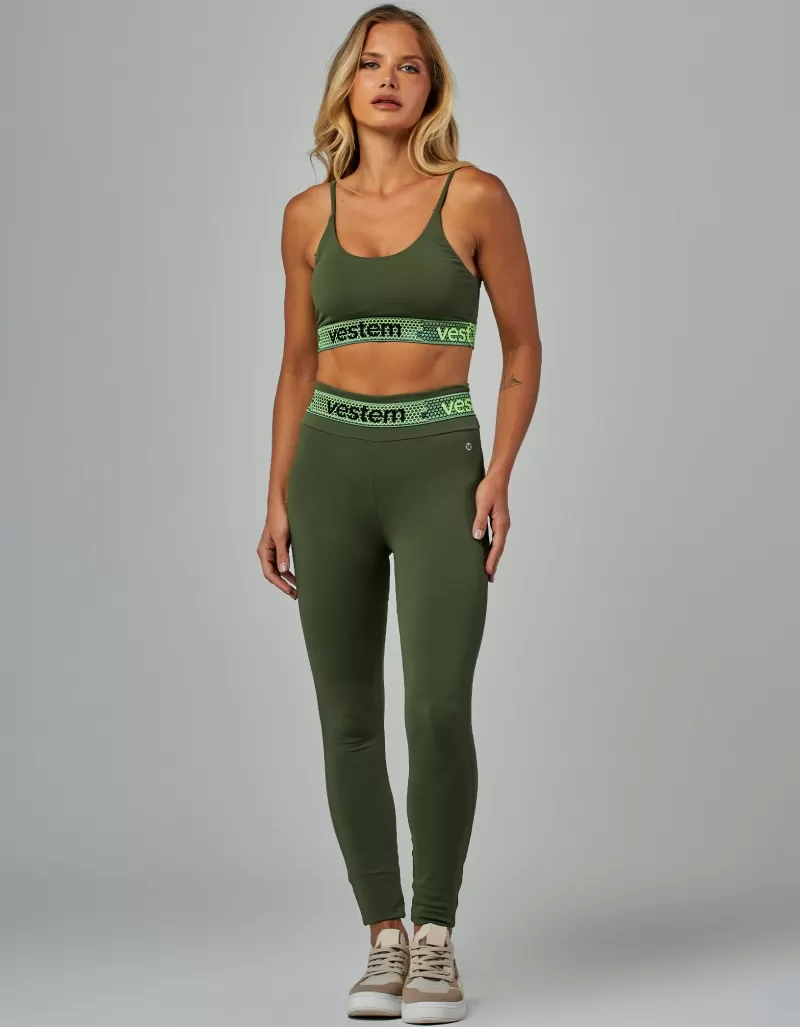 Vestem - Green Crocodile Hera Elastic Legging - FS1437.V26.C0292