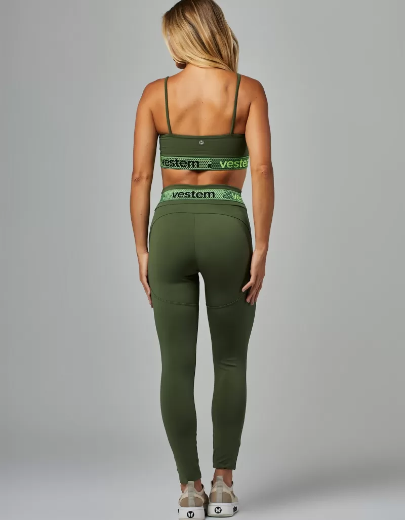 Vestem - Green Crocodile Hera Elastic Legging - FS1437.V26.C0292