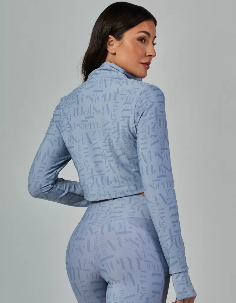 Vestem - Jaqueta Cropped Myst Vestem Azul Garoa - JAC252.V26.E1332.V26