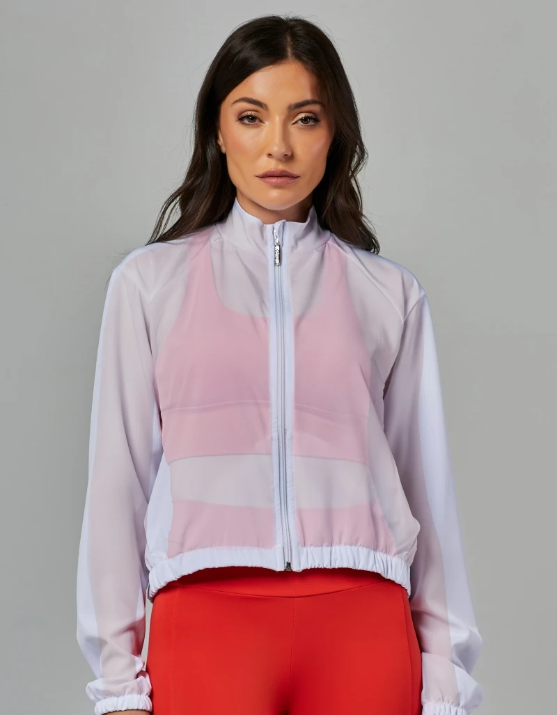 Vestem - Movement White Windromperer Jacket - JAC261.V26.C0001