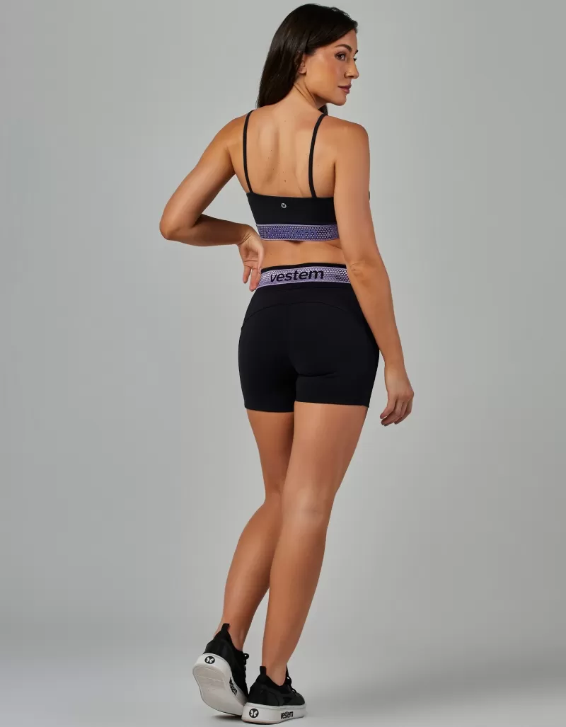 Vestem - Shorts Elástico Hera Preto - SH568.V26.C0002