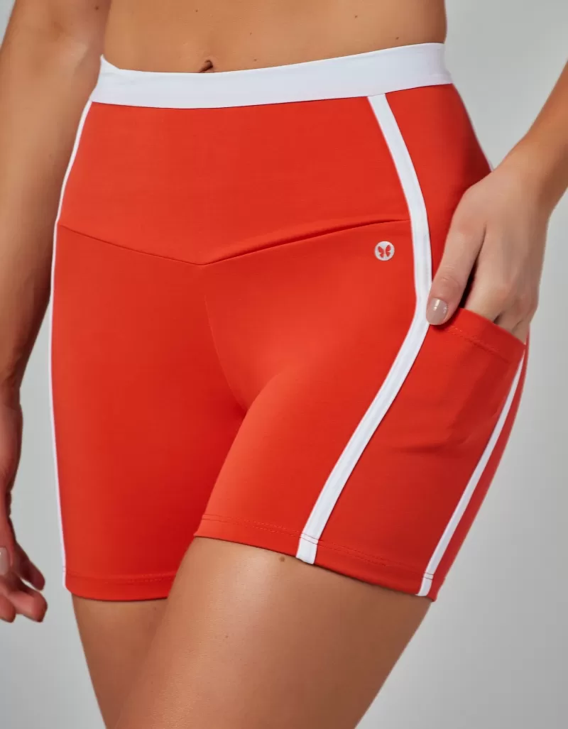 Vestem - Grenadine Red Movement Pocket Shorts - SH709.V26.C0575