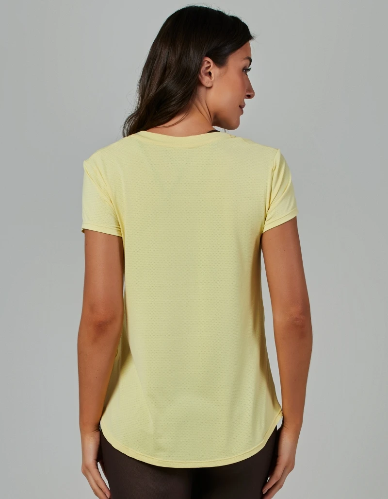 Vestem - Blusa Manga Curta Dry Fit Janice Amarelo Sun Kisses - BMC31.ESS.C0179