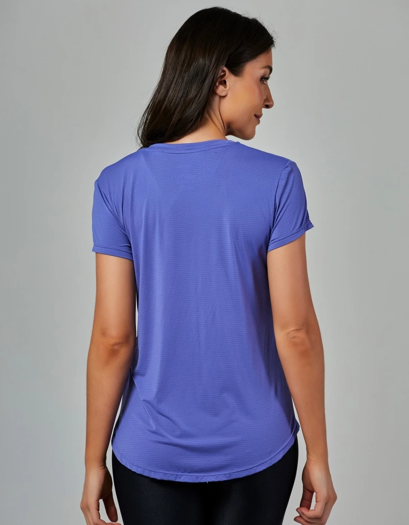 Vestem - Janice Purple Hydrangea Dry Fit Short Sleeve Shirt - BMC31.ESS.C0538