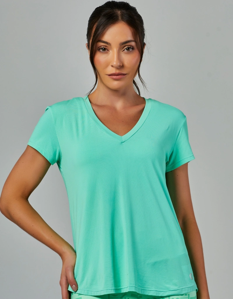 Vestem - Janice Green Fresh Dry Fit Short Sleeve Shirt - BMC31.ESS.C0617