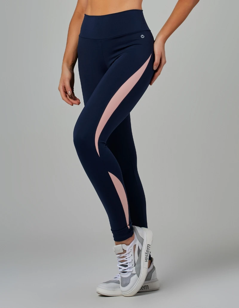 Vestem - Legging Fusô Bicolor Flex Marinho Escuridão - FS1528.V26.C0173