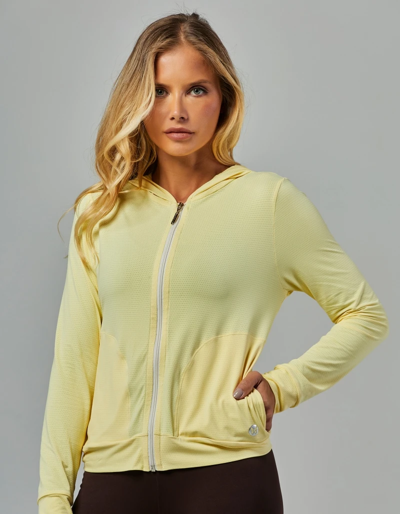 Vestem - Jacket Minimal Dry Fit Chic Yellow Sun Kisses - JAC88.ESS.C0179