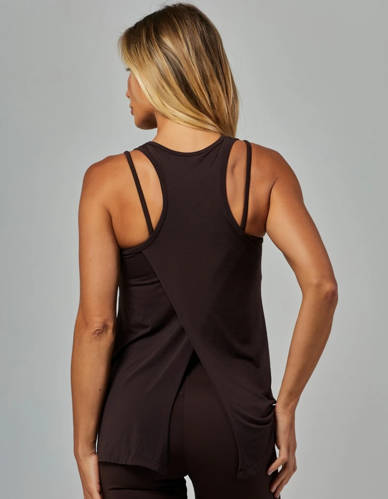 Vestem - Tank Shirt Delmar Brown Coffee - REG12.ESS.C0601