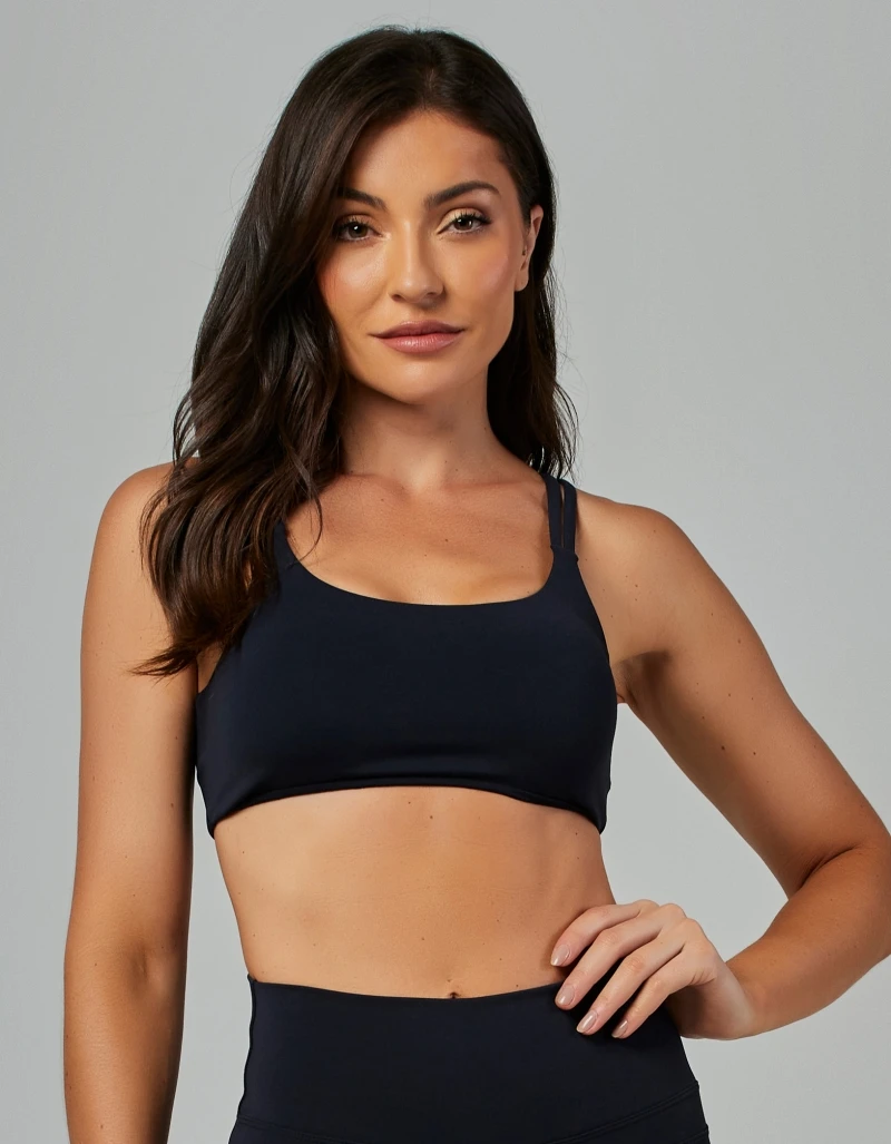 Vestem - Top Média Sustentação Glow Preto - TOP1182.V26.C0002