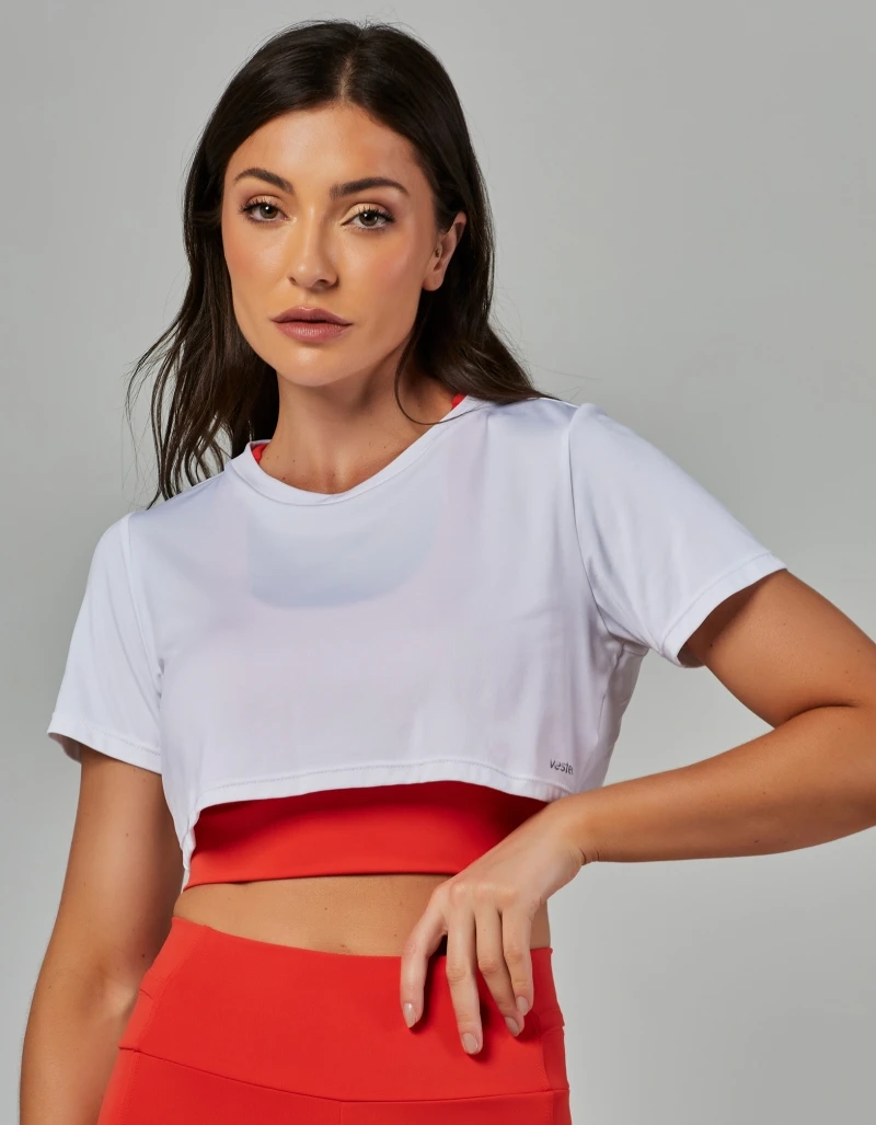 Vestem - Pace Dry Fit Short Sleeve Shirt White - BMC812.V26.C0001