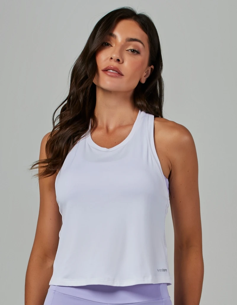 Vestem - Tank Shirt Dry Fit Pace White - REG830.V26.C0001