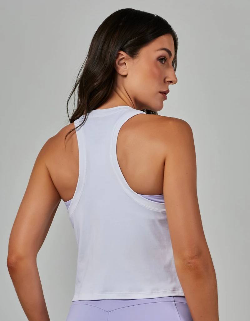 Vestem - Tank Shirt Dry Fit Pace White - REG830.V26.C0001