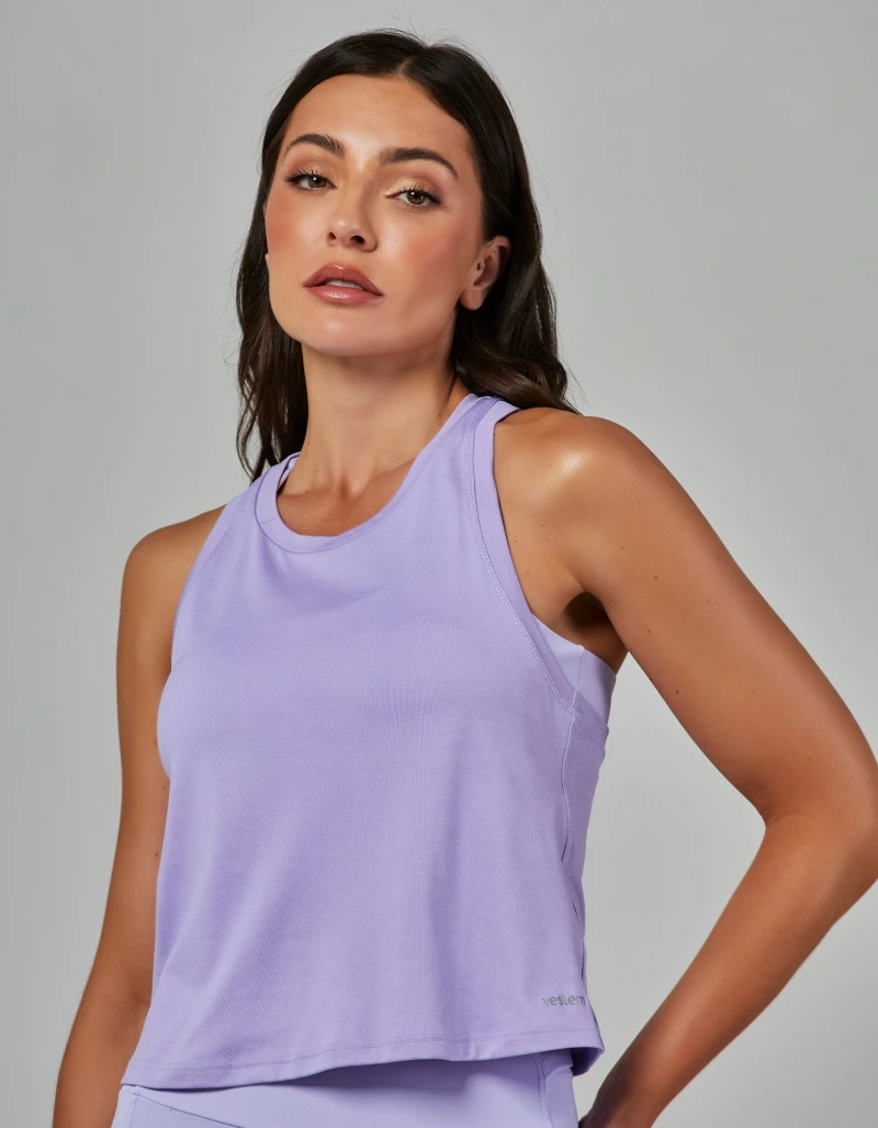 Vestem - Pace Dry Fit Tank Shirt Lilac Lavender - REG830.V26.C0279