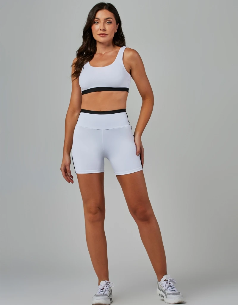 Vestem - Shorts Bicolor Vivid Branco - SH721.V26.C0001